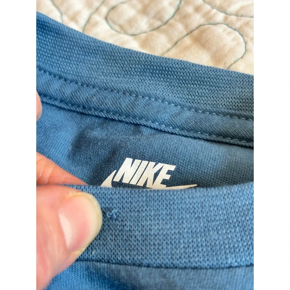 Nike Boys Size 2T Blue‎ Long Sleeve Blueprint Shirt
